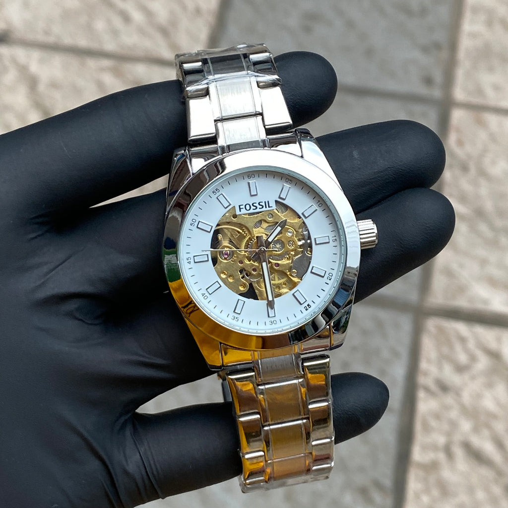 Reloj FOSSIL Automático - Corazón Abierto con Agujas Luminiscentes