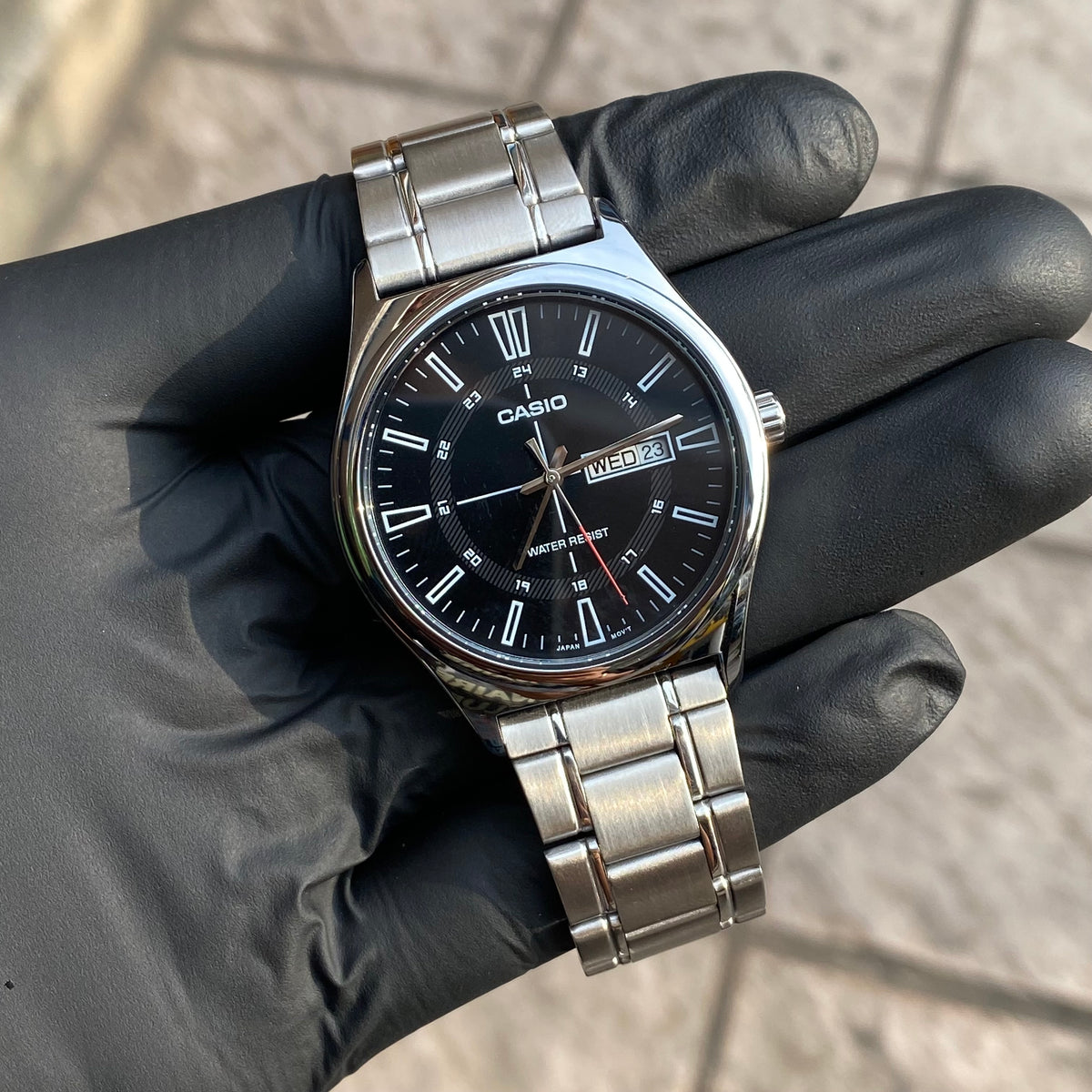 Reloj Casio MTP-V002D-7B3UDF Original - Acero Inoxidable con Fechador