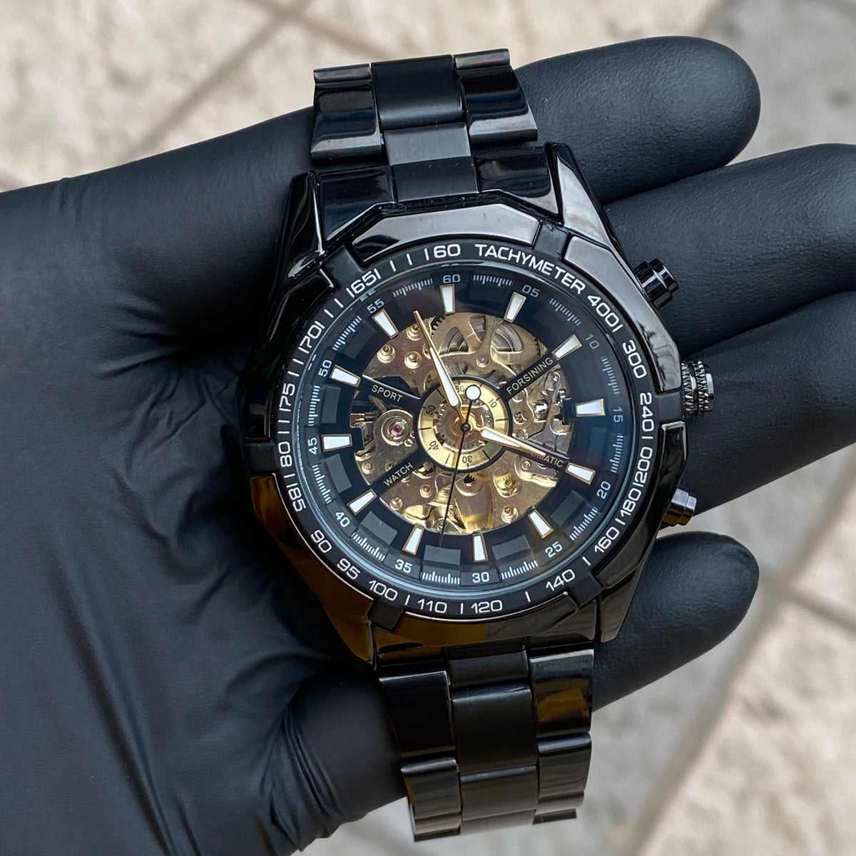 Reloj FORSINING Automático - Corazón Abierto con Seguro Doble